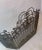Black Mid-20th Century French Gothic Wrought Iron Fireplace Screen For Sale - Image 8 of 9