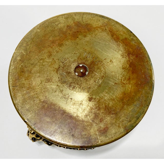 Brass Antique Brass Trench Art Vessel Bowl For Sale - Image 8 of 9