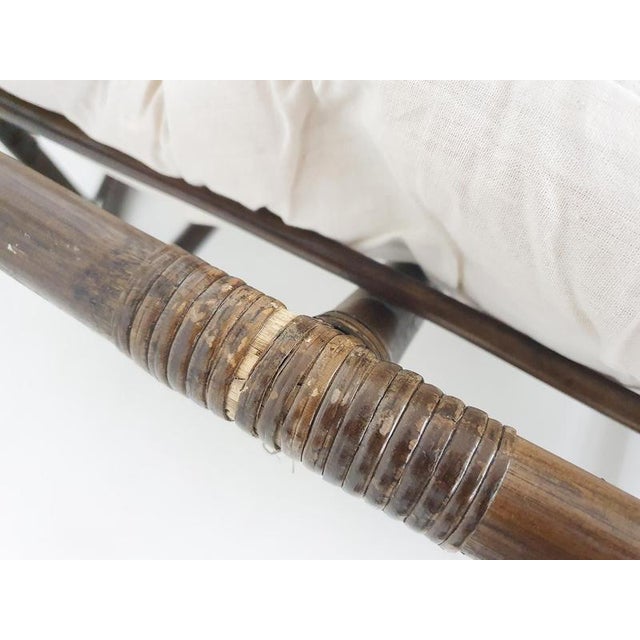 Manou Two-Seater Sofa with Linnen Cushion, the Netherlands, 1970s For Sale - Image 13 of 14