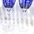 1950s 1950s Blue Cut to Clear Stemware Glasses - Set of Eleven For Sale - Image 5 of 5