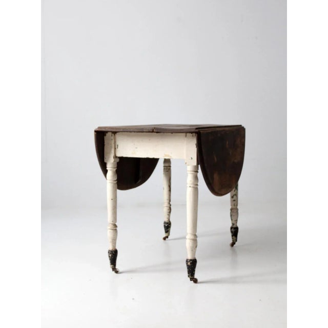 Antique Dropleaf Table For Sale - Image 6 of 13