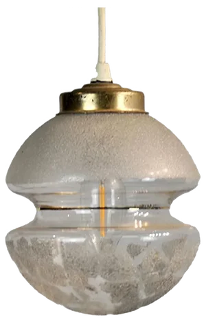 White Diabolo Ceiling Lamp, 1970s