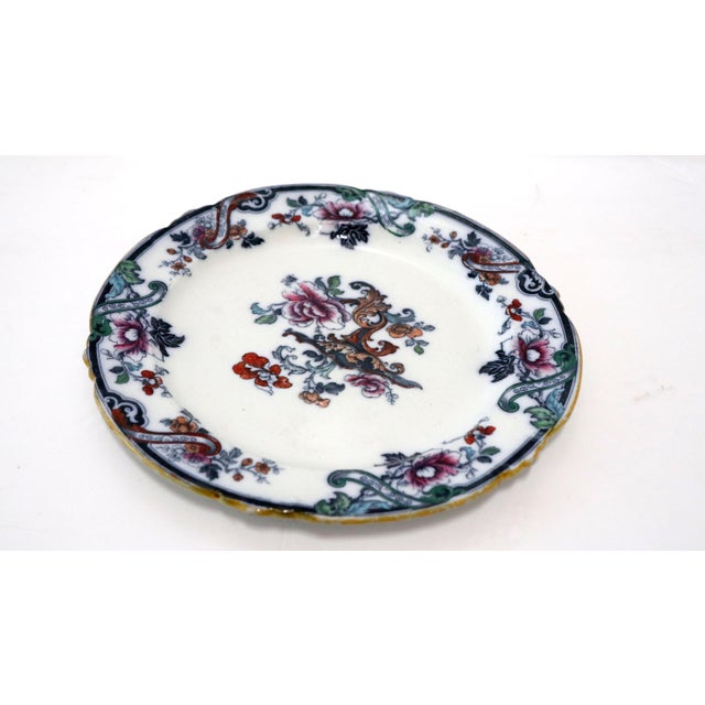 White Cauldon English Platter with Fluted Edges For Sale - Image 8 of 8