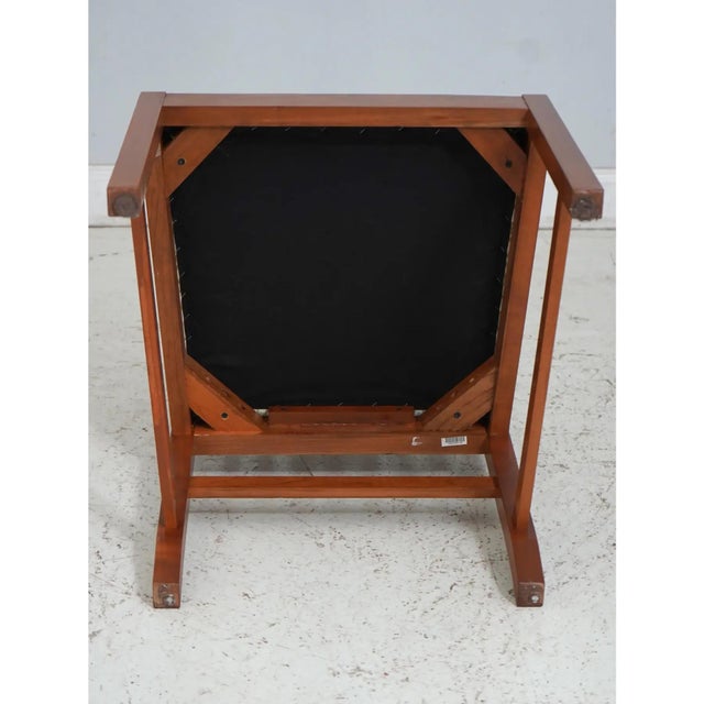 1990s 1990s Set of 8 Stickley 21st Century Collection Arts and Crafts Cherry Dining Chairs in the Manner of Frank Lloyd Wright For Sale - Image 5 of 7