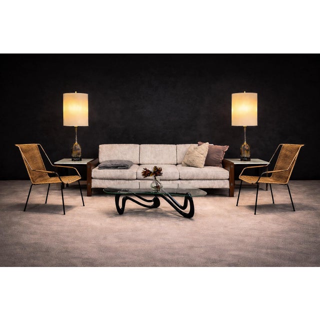 Designed by Carlo Hauner in the 1950s These armchairs exemplify the lightness and structural clarity that defined...