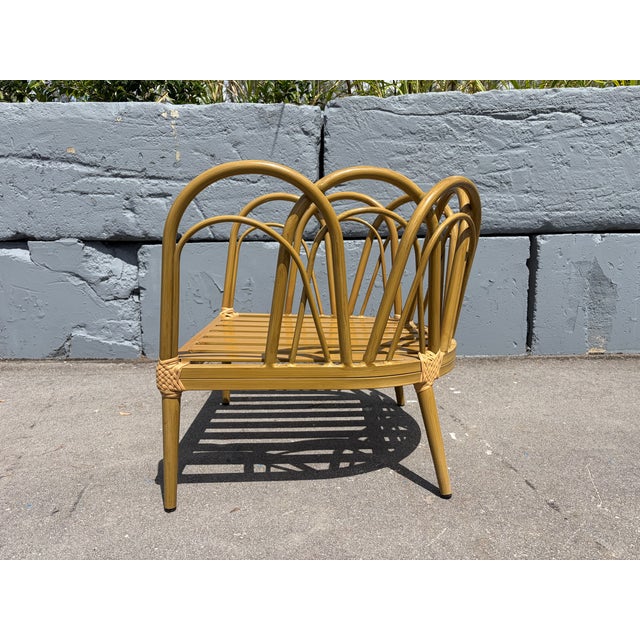 Pair Designer Lounge Chairs, Patio, Indoor or Outdoor For Sale - Image 11 of 12