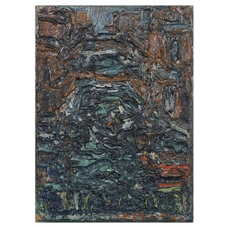 André Cottavoz, Canal in Venice, 1983, Oil on Panel For Sale