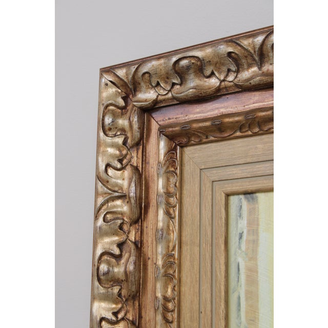 Large Oil Painting Artwork of House & Canal Scene For Sale - Image 11 of 13