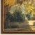 Antique Framed Oil Painting on Canvas by Victor Fermans 'Autumn Village Scene' For Sale - Image 10 of 16