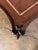 Pair of French Louis XV Faux-Leather Painted Side Tables For Sale - Image 17 of 18