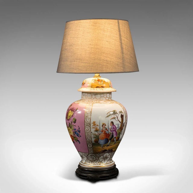 1970s Vintage Ceramic Decorative Lamp For Sale - Image 13 of 13