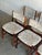 Rosewood Dining Chairs Set of 6 Upholstered Seat Denmark 1960s For Sale In Los Angeles - Image 6 of 10