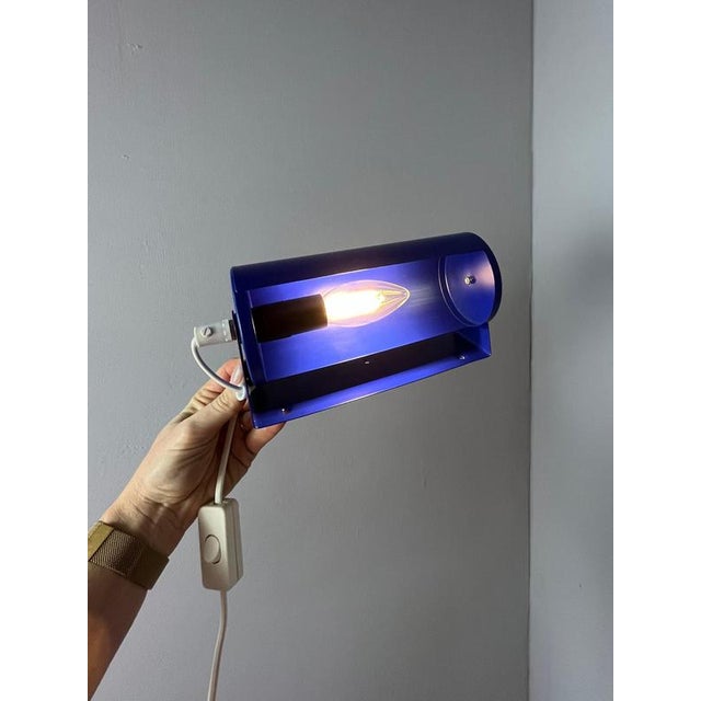 Royal Blue Lod Wall Lamp from Ikea For Sale - Image 11 of 11