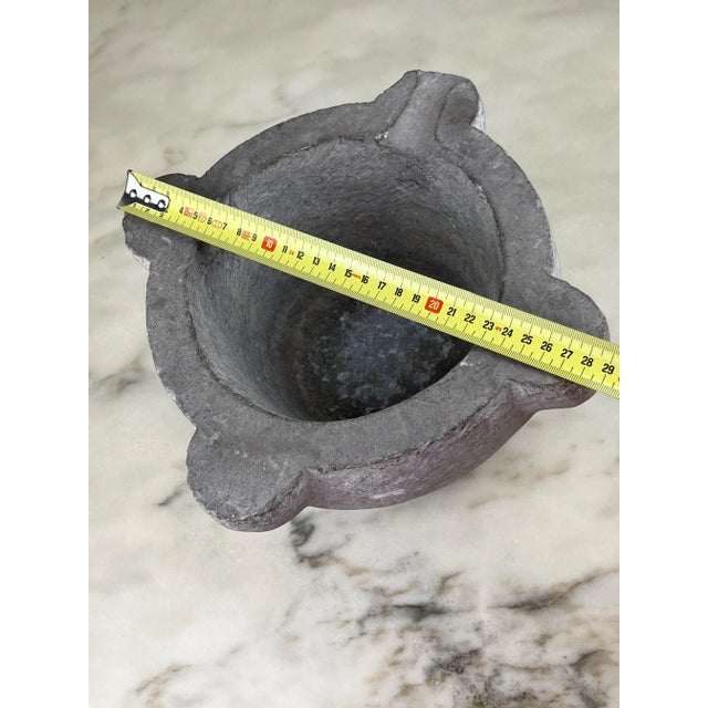 Genoese Mortar in Stone, 1940 For Sale - Image 4 of 7