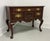 Late 20th Century Henkel Harris Solid Mahogany Philadelphia Queen Anne Lowboy Chest For Sale - Image 17 of 17