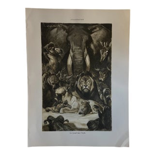 1936 "Royalty in the Ark" French Reproduction Print For Sale
