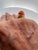 Gemstone 1940s Yellow Gold Mediterranean Coral Cocktail Ring, Unique Design, Size 6.5 For Sale - Image 7 of 8