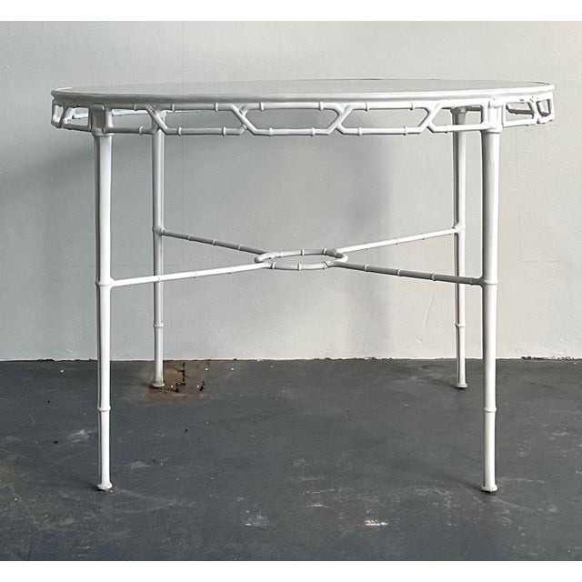 Channel the breezy elegance of a Palm Beach estate or a Brighton Pavilion veranda with this exquisite vintage dining...