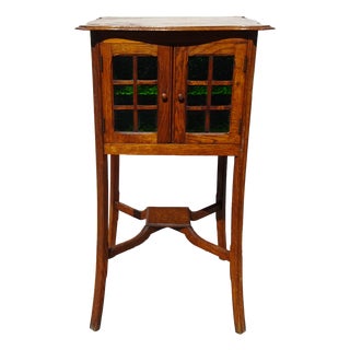 Art Nouveau Arts and Crafts Display Cabinet, 1890s For Sale