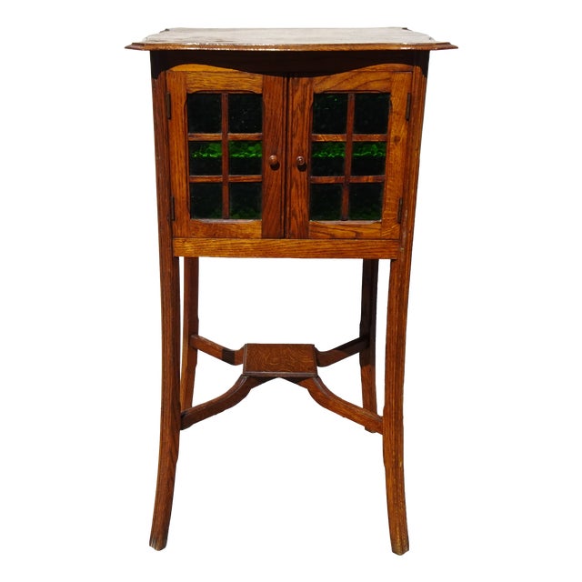 Art Nouveau Arts and Crafts Display Cabinet, 1890s For Sale