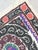 Textile Decorative Pastel Pink Suzani Tablecloth 3'9'' X 4'1'' For Sale - Image 7 of 8