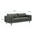 Cave Ash Gray Velvet Sofa For Sale In Los Angeles - Image 6 of 7