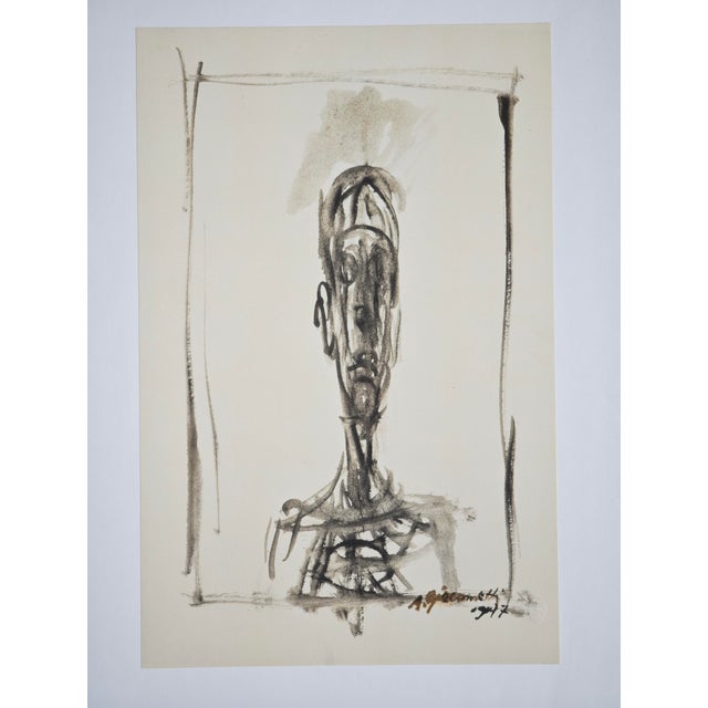 Alberto Giacometti, Portrait of Diego, 1963, Original Lithograph For Sale - Image 9 of 9