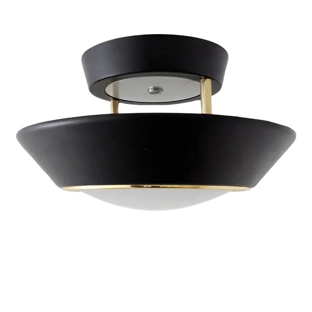 Mid 20th Century Deco Flush Mount by F. Fabbian For Sale