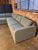 Mid-Century Modern 1970s Milo Baughman for Thayer Coggin L-Shaped Sectional Sofa in Blue-Green Woven Fabric For Sale - Image 3 of 11