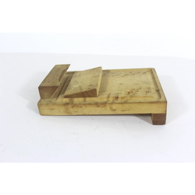 Vintage Birds Eye Maple Oyster Chucking Board Wood For Sale - Image 9 of 10