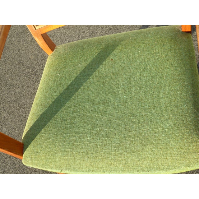 Green Vintage Mid Century Skaraborgs Mobelindustri Green Accent Chair For Sale - Image 8 of 12