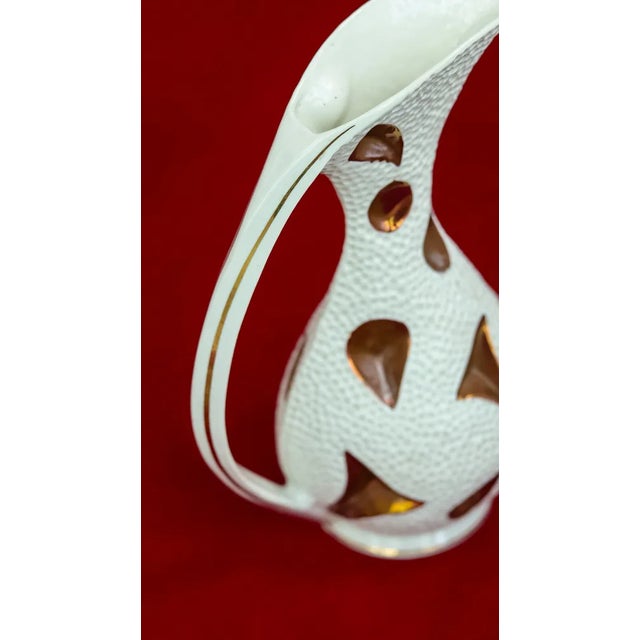 Ceramic Vase by Zygmunt Buksowicz for Steatyt, Katowice, Poland, 1960s For Sale - Image 7 of 8