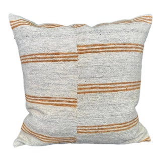 Turkish Hemp Pillow Cushion Natural Beige Yellow Pillow Cushion Cover 20x20 For Sale