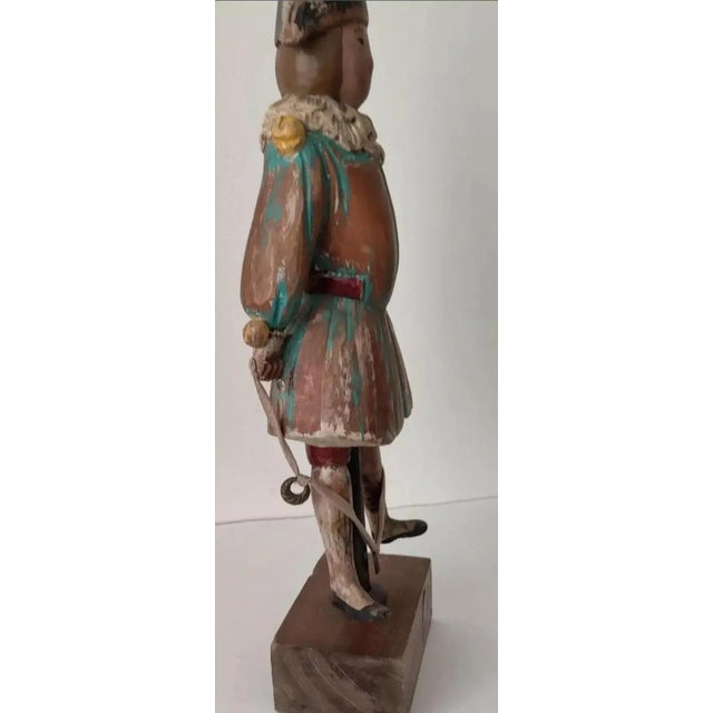 Sarreid Ltd. 1980s Vintage Sarreid Ltd. Wood Court Jester Sculpture For Sale - Image 4 of 10