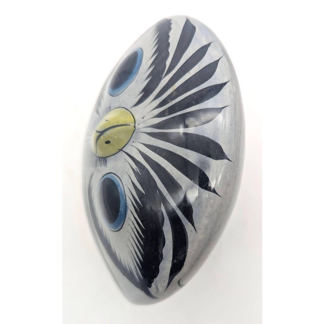 1970s Tonalá Mexico Ceramic Owl Figurine For Sale - Image 10 of 13