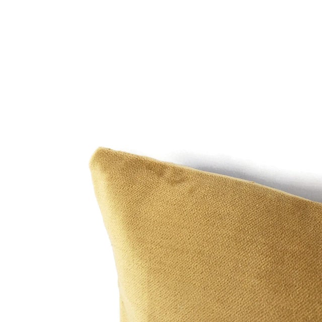 Contemporary Contemporary Solid Brown Velvet Lumbar Pillow Cover For Sale - Image 3 of 7