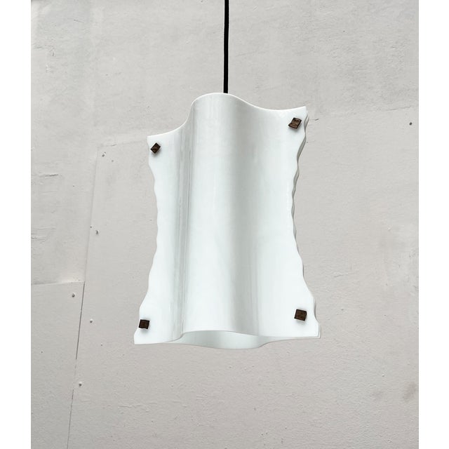 Vintage Postmodern Italian Murano Glass Pendant Lamp, 1970s For Sale - Image 15 of 18