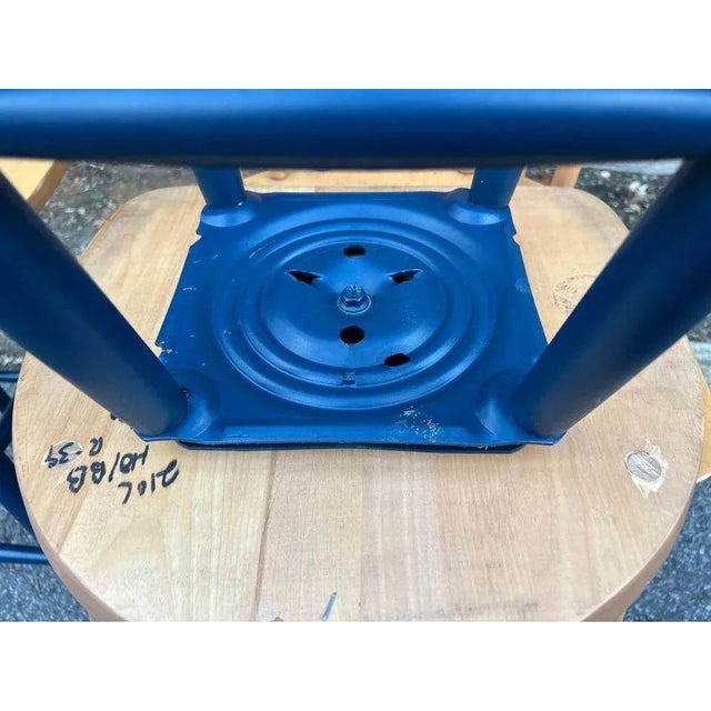 Brown Set of Three Late 20th Century Spindle Back Swivel Solid Maple Bar Stools.by Althop For Sale - Image 8 of 9