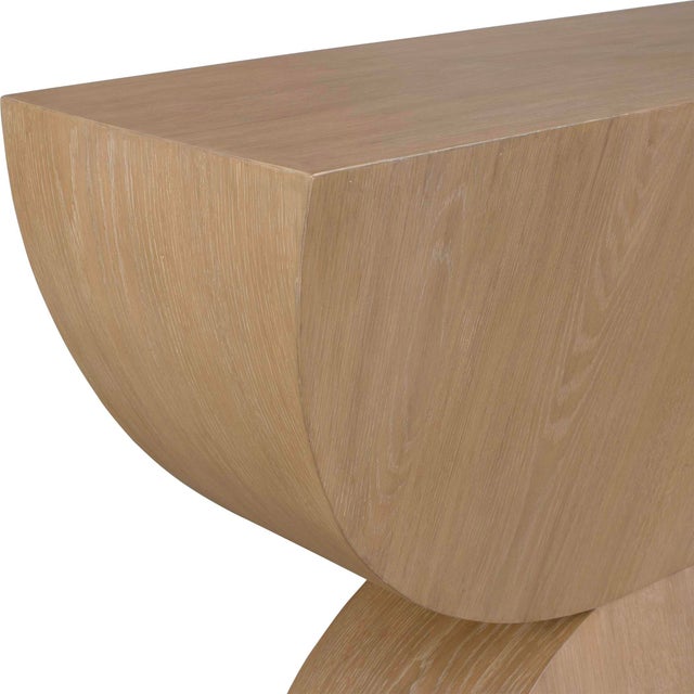 Ciano Modern Wood Console Table For Sale - Image 9 of 10