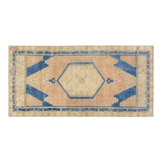Vintage Turkish Anatolian Hand Knotted Wool Rug, 2'6''x5'2'' For Sale