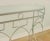 Art Deco Art Deco/Moderne Styled Mirror-Topped Metal Console Table, Nickel in Color For Sale - Image 3 of 5