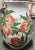 White Vintage Circa 1970 Chinese Molded Porcelain Nine Peaches Motif Bulbous Floor Vase For Sale - Image 8 of 8