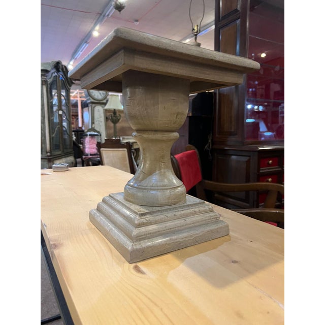 2020s Vintage Turned Wood Pedestal Stands For Sale - Image 5 of 8