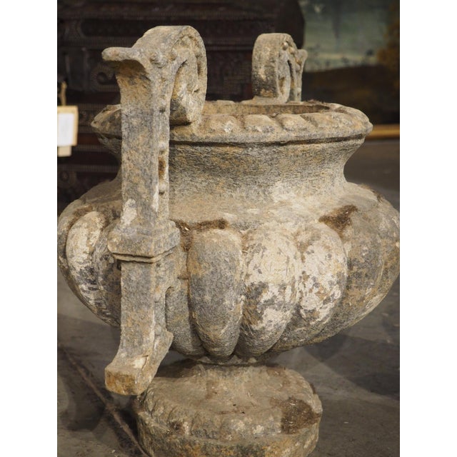 Pair of French Faux Limestone Jardiniere Theater Elements, 20th Century For Sale - Image 11 of 18