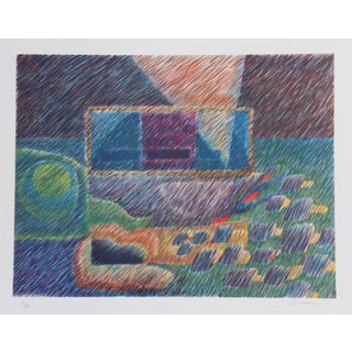 Charles Chamot, "Underwater," Lithograph For Sale