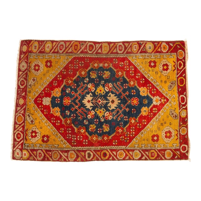 Antique Anatolian Rug - 3' x 4'4" For Sale