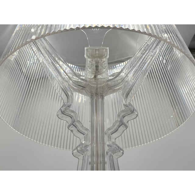 Plastic 1980s Ferruccio Laviani "Bourgie" Crystal Table Lamp for Kartell, Italy For Sale - Image 7 of 18