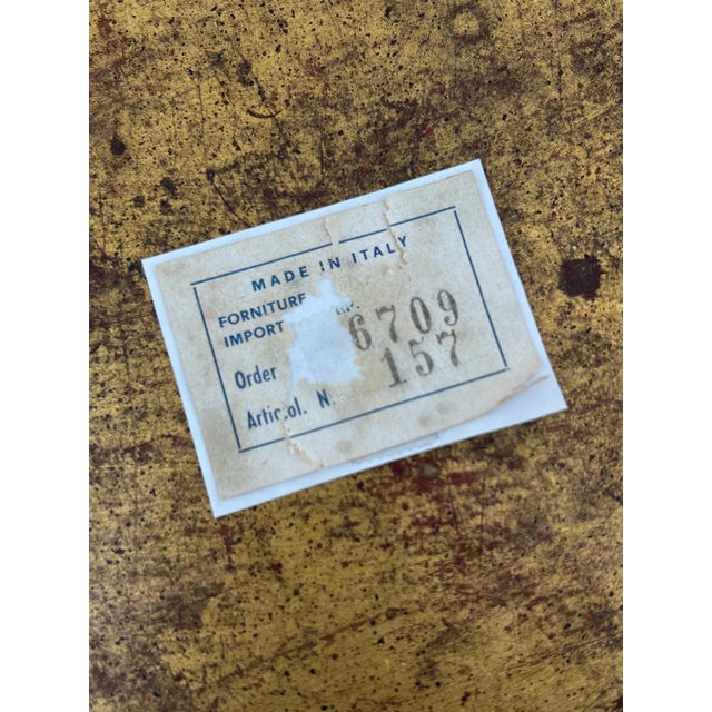 Wood Italian Giltwood Demilune Shelf For Sale - Image 7 of 7