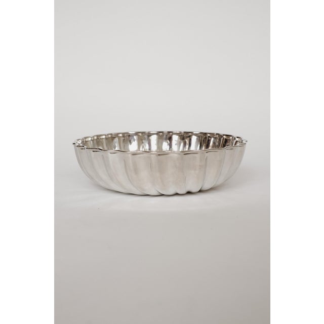 Vintage Silver-Plated Shell Bowl by Guido Galbiati Milano, in Very Good conditions. Designed 1970 to 1979 This piece has...