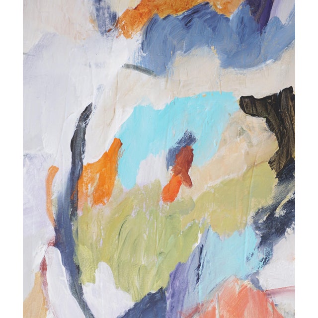 Laurie MacMillan "Some Assembly Required" Abstract Painting by Laurie MacMillan, Framed For Sale - Image 4 of 6